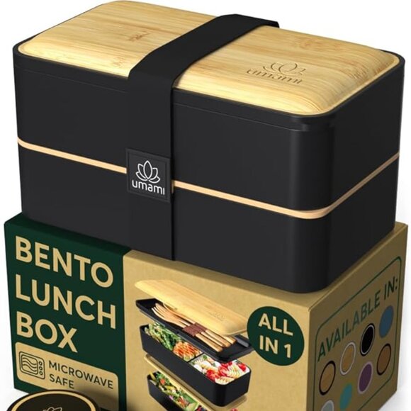 NIB Umami Bento Box Adult All-In-1, Leakproof, Microwave & Dishwasher safe - Picture 1 of 9